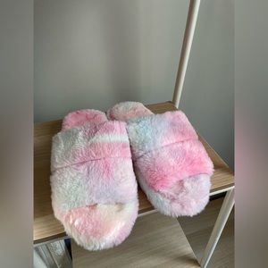 Tie dye slippers